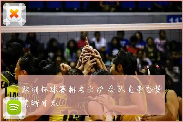 欧洲杯球赛排名出炉 各队竞争态势清晰可见